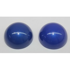 Slimme gekleurde stengel eindkappen (paar) Blauw