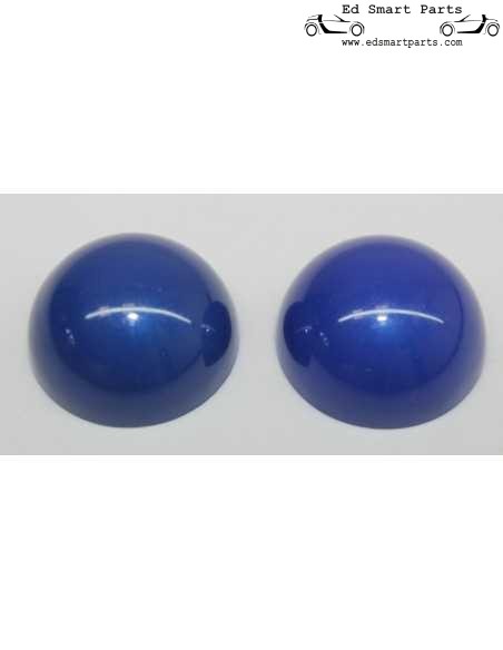 Slimme gekleurde stengel eindkappen (paar) Blauw