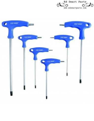 Torx-Stiftschlüsselsatz 6-teilig T10 T15 T20 T25 T30 T40