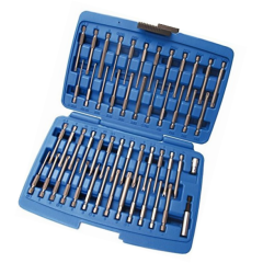 Langer Bitsatz für Sicherheitsschrauben, Silber/Blau 2