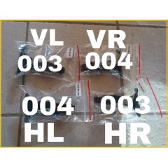 Smart Roadster Roof Slide Hoops (set of 4) improved version 2