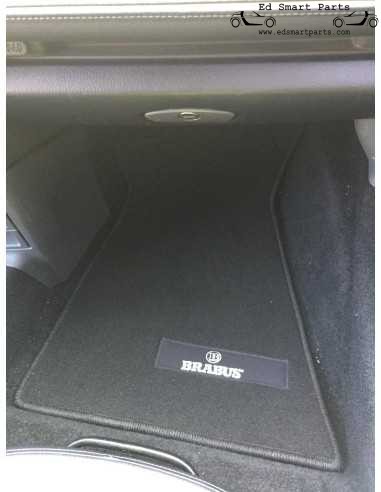 original LHD OEM BRABUS black Velour Floor Mats - Smart roadster