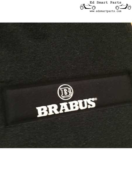 original LHD OEM BRABUS black Velour Floor Mats - Smart roadster