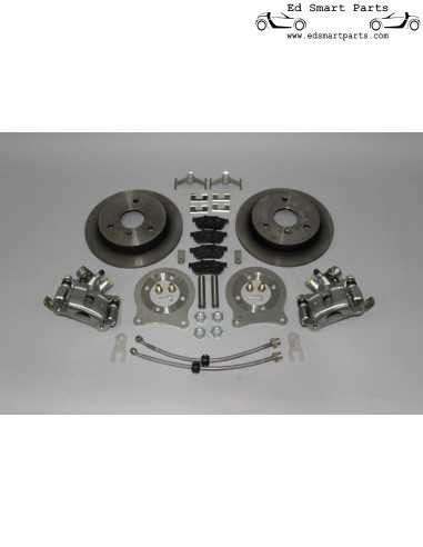 Kit de conversion de freins à disque arrière Smart Roadster 240 mm par S-Mann