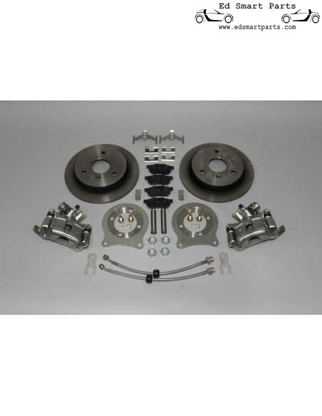 Kit de conversion de freins à disque arrière Smart Roadster 240 mm par S-Mann