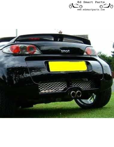 S-Mann Smart Roadster Diffusore posteriore Scarico centrale
