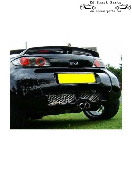 S-Mann Smart Roadster Diffusore posteriore Scarico centrale
