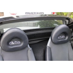 Smart Roadster leatherlook headrest inlays inserts
