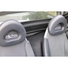 Inserts d'appuie-tête en similicuir Smart Roadster 2