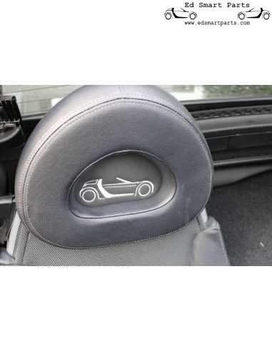 Inserciones de reposacabezas con efecto cuero del Smart Roadster
