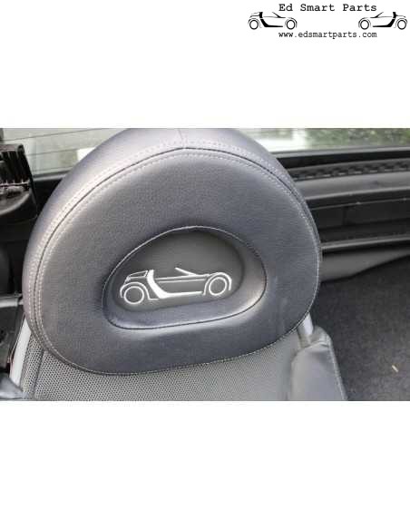 Smart Roadster leatherlook headrest inlays inserts
