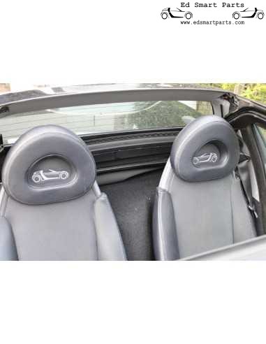 Smart Roadster leatherlook headrest inlays inserts