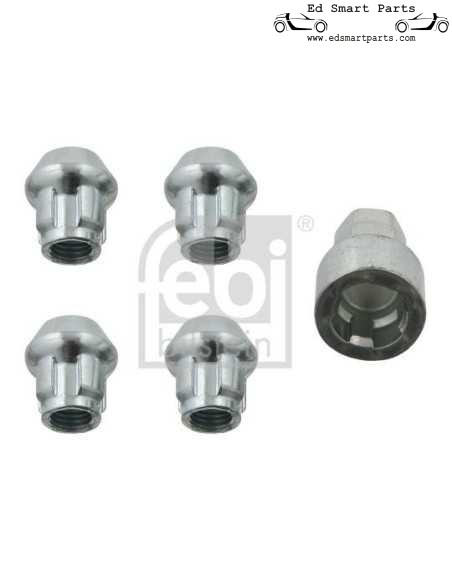 Protection antivol FEBI pour roues intelligentes, lot de 4 ÉCROUS DE ROUE VERROUILLABLES