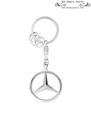 PORTACHIAVI BRUXELLES ORIGINALE STELLA LUCIDA COLLEZIONE MERCEDES-BENZ
