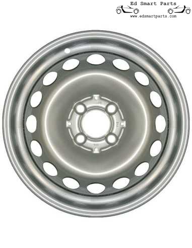 Smart fortwo 453 e forfour 453 roda dianteira de aço 5J - Ideal como sobressalente