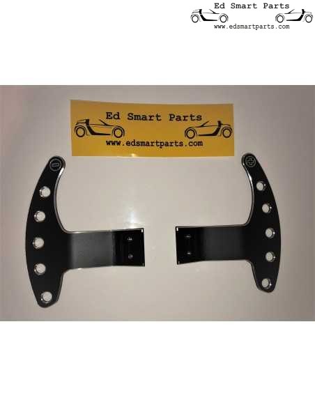 Paletas de cambio de marchas Racing RS F1 para volante deportivo con levas en el volante, color negro