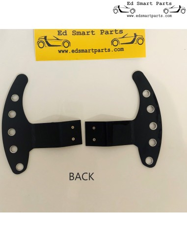 Paletas de cambio de marchas Racing RS F1 para volante deportivo con levas en el volante, color negro