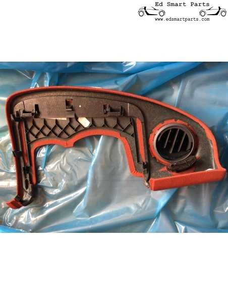 Smart Roadster Sitzpolster Fahrersitz Scribble Red Linkslenker