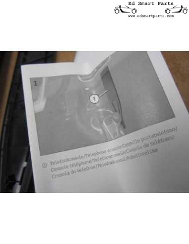 SMART FORTWO 451 CONSOLE TELEFÔNICO OEM