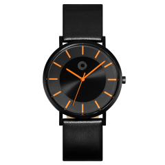 Relógio unissex, inteligente, paixão preto/laranja b67993611