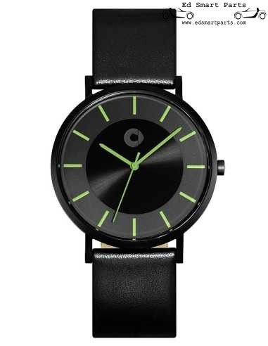 Montre unisexe, intelligente, vert noir/vert