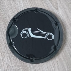 decalque emblema para a tampa do tanque de combustível, smart roadster autoadesivo (cupê)