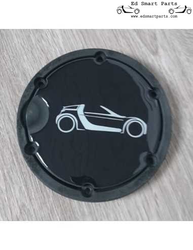 Calcomanía con emblema para la tapa del depósito de combustible, autoadhesiva smart roadster (coupé)