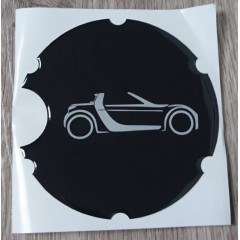 Emblemaufkleber für die Tankdeckelblende, selbstklebend smart roadster (coupé) 2