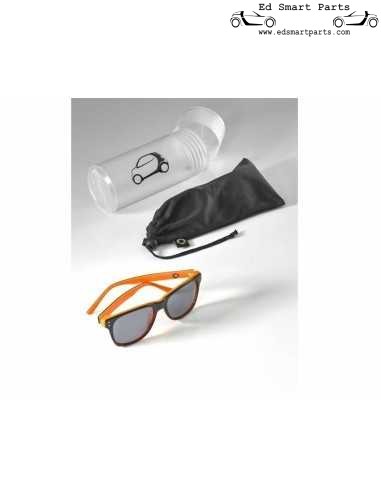 Genuine Smart Accessory - Coleção Óculos de Sol Laranja - Laranja / Preto unissex