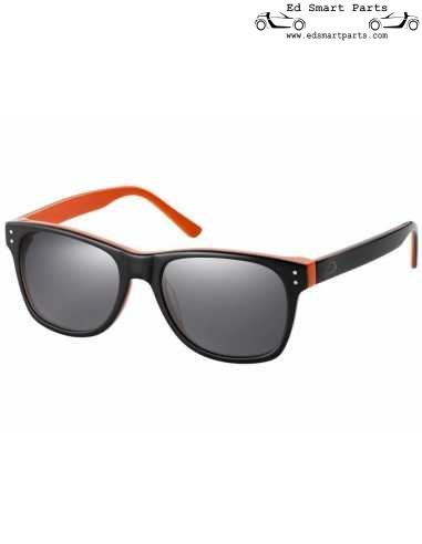 Véritable accessoire intelligent - Collection Lunettes de soleil orange - Orange / Noir unisexe