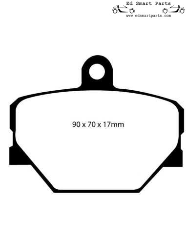 EBC Front Brake Pads Greenstuff DP21287