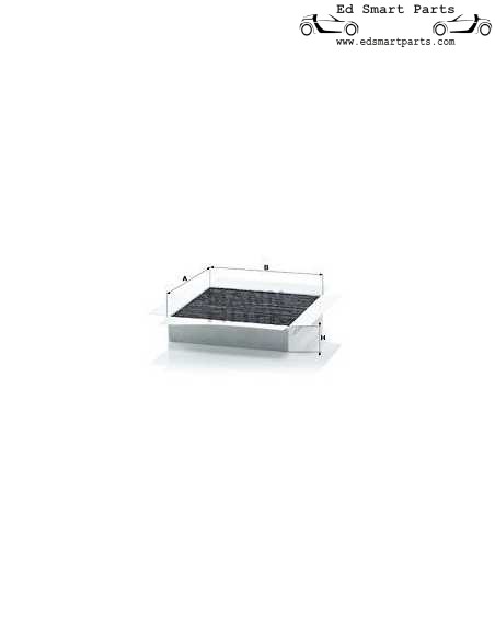 standard cabin air filter - smart fortwo 450