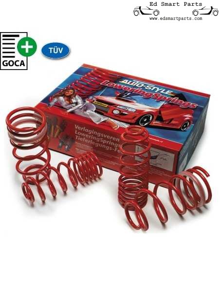 Autostyle Smart Roadster Lowering Springs 30/20mm full set