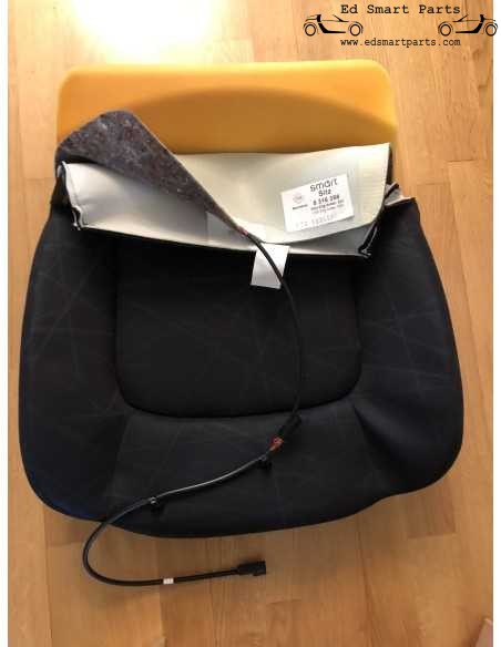Nuovo cuscino del sedile Smart Roadster 452 Mikado Nero