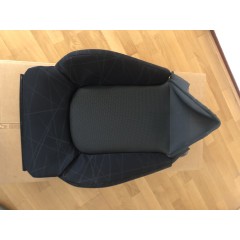 Nouveau coussin de dossier de siège Smart Roadster 452 Mikado Black pour sièges avec airbags