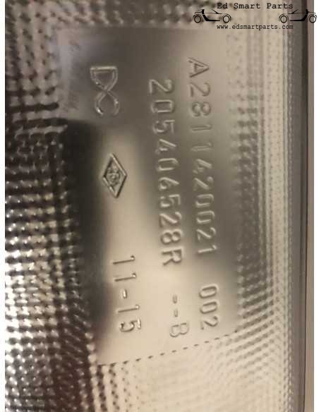 Système d'échappement standard smart Fortwo / Forfour 453