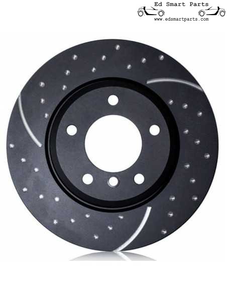 Conjunto de disco de freio EBC Turbo Grooved