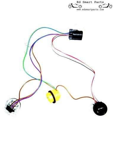 Novo kit de reparo de fiação do conjunto de suporte de lâmpada de lente de luz traseira Smart Roadster 452