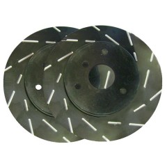 Discos ranurados EBC Ultimax BlackDash USR: par de smartfortwo 450/451 y roadster 452