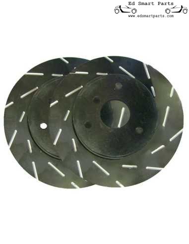 Dischi EBC Ultimax BlackDash USR scanalati - coppia smartfortwo 450/451 e roadster 452
