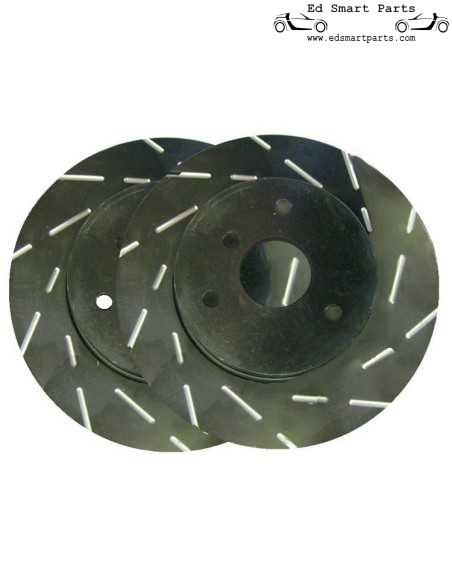 Dischi EBC Ultimax BlackDash USR scanalati - coppia smartfortwo 450/451 e roadster 452