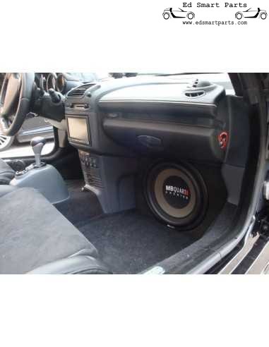Smart Roadster Double Din Moldura de montagem Adaptador de moldura de rádio de carro