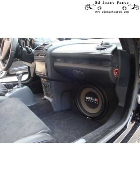Smart Roadster Double Din Moldura de montagem Adaptador de moldura de rádio de carro