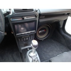 Smart Roadster Doppel-DIN Einbaurahmen Autoradio Rahmen Adapter 2