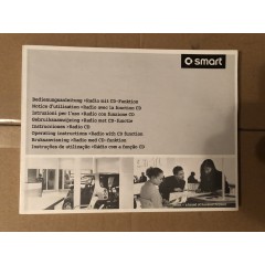Manual do operador usado Smart Radio CD Cinco idiomas múltiplos 2