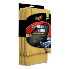 Meguiars Supreme Shine Microfibra 40x60cm, pacote com 3 unidades
