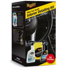 Kit de detallado interior con aroma a coche nuevo de Meguiars
