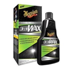 Meguiars 3-in-1 Wax 473ml + Foam Pad