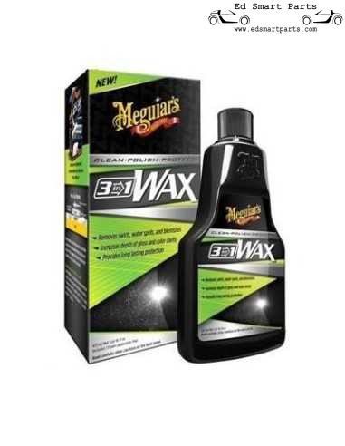 Cera Meguiars 3 em 1 473ml + Almofada de espuma