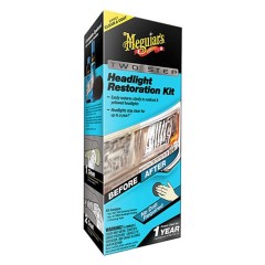 Kit de restauration de phares Meguiars Perfect Clarity (nettoyant 118 ml/revêtement 118 ml/2 tampons) 2